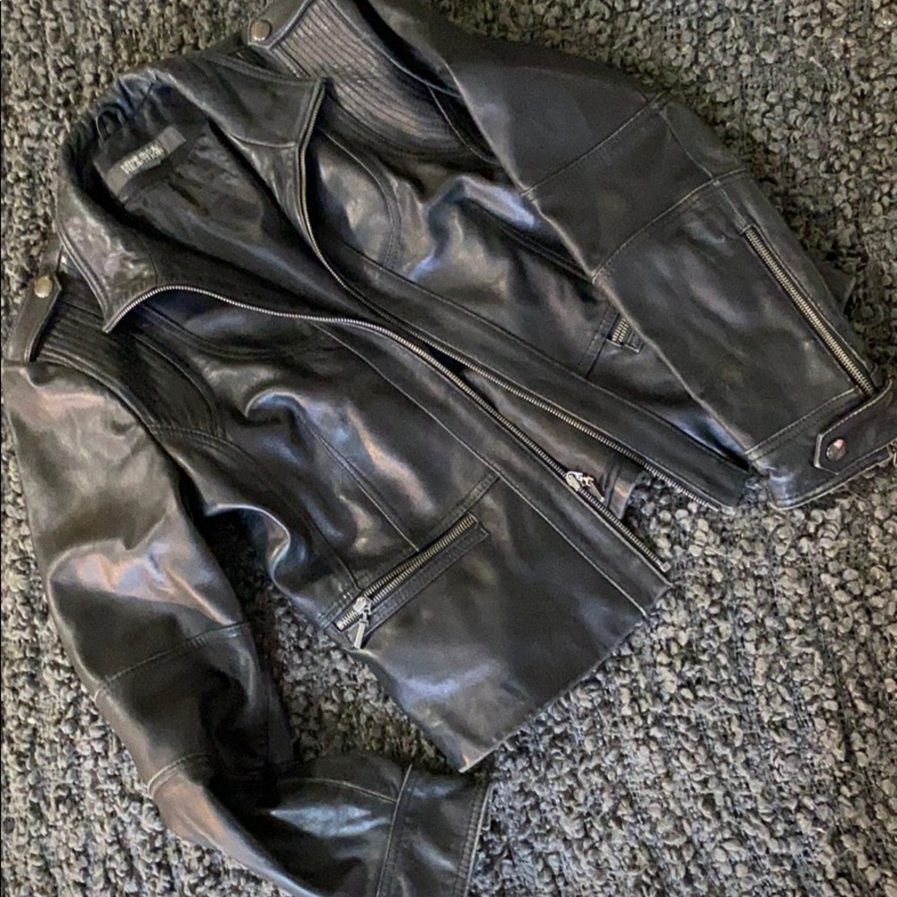 Kenneth Cole 100% Leather Jacket